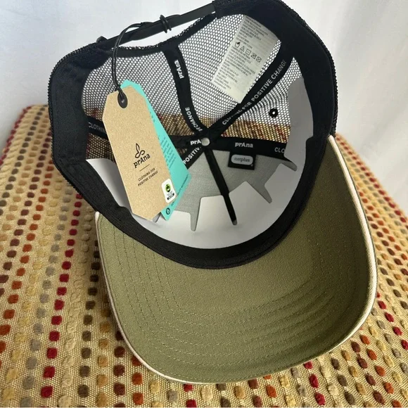 PrAna Lower Pines Trucker Cargo Green Horchata Unisex OS - Picture 9 of 9